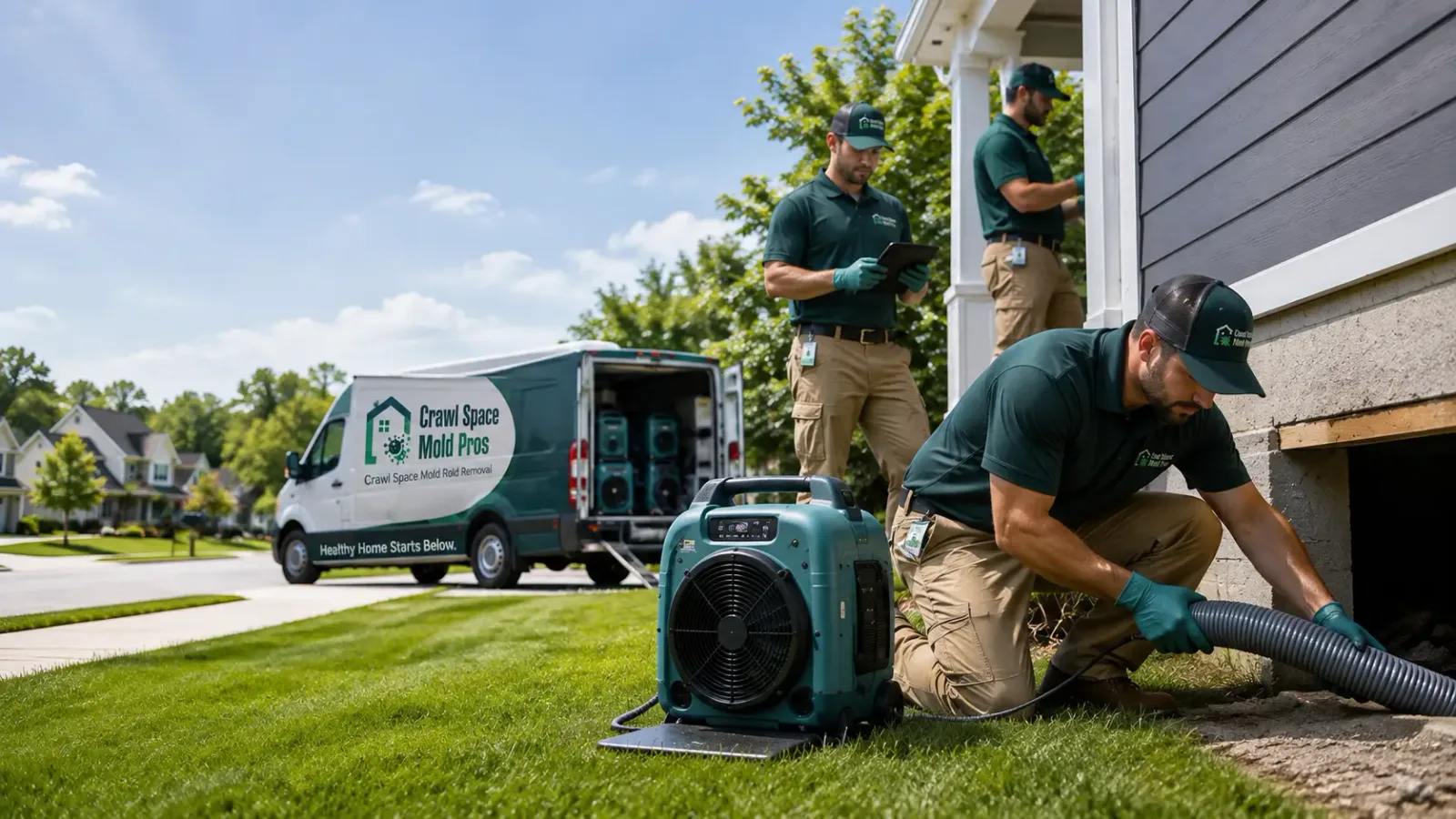 Crawl Space Mold Removal in Hawkeye, IA